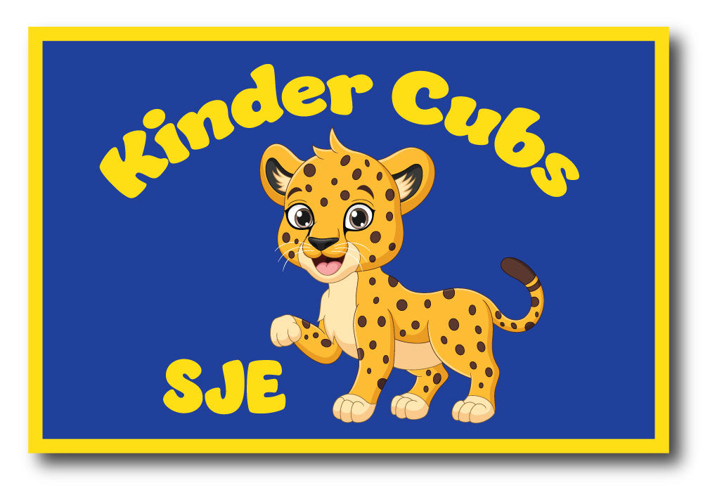 Kinder Cubs Patch Blue