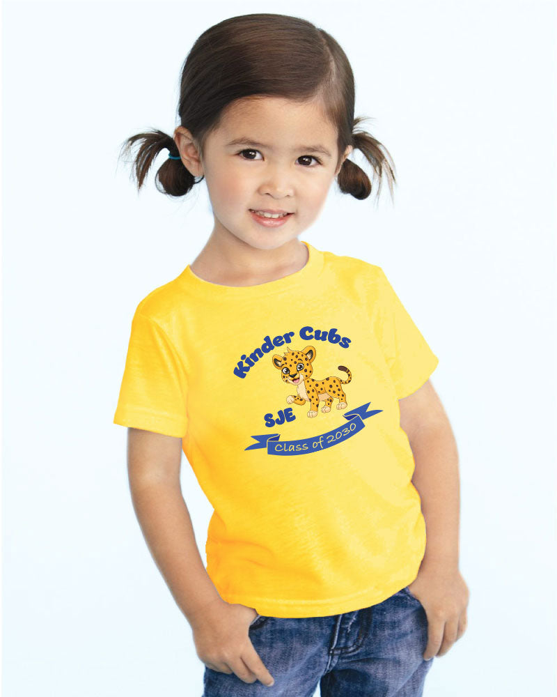 YOUTH-Kinder Cub Class of 2030 T-shirt Yellow