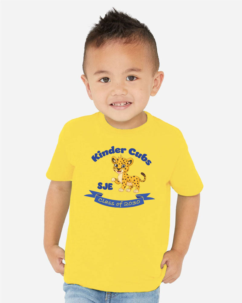 YOUTH-Kinder Cub Class of 2030 T-shirt Yellow