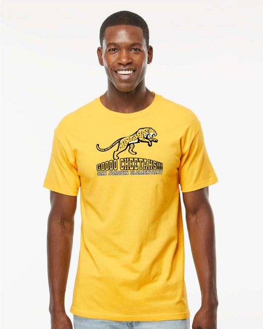 ADULT-Goooo Cheetahs T-shirt Yellow