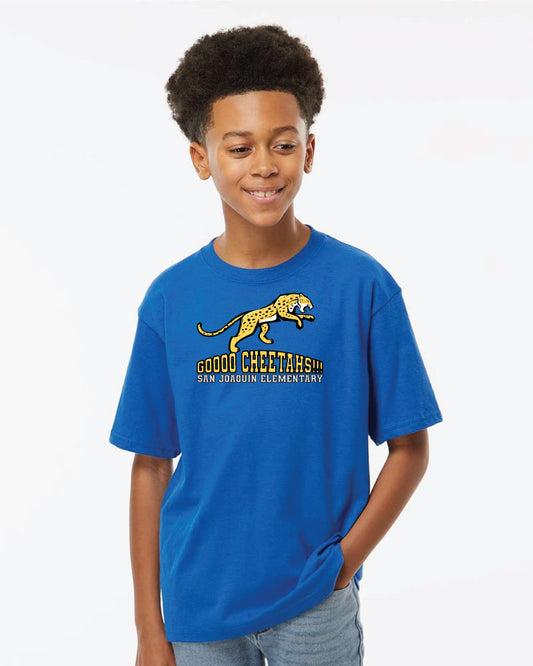 YOUTH-Goooo Cheetahs T-shirt Blue