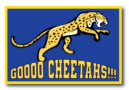 Goooo Cheetahs Patch Blue