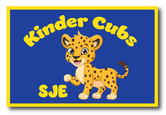 Kinder Cubs Patch Blue