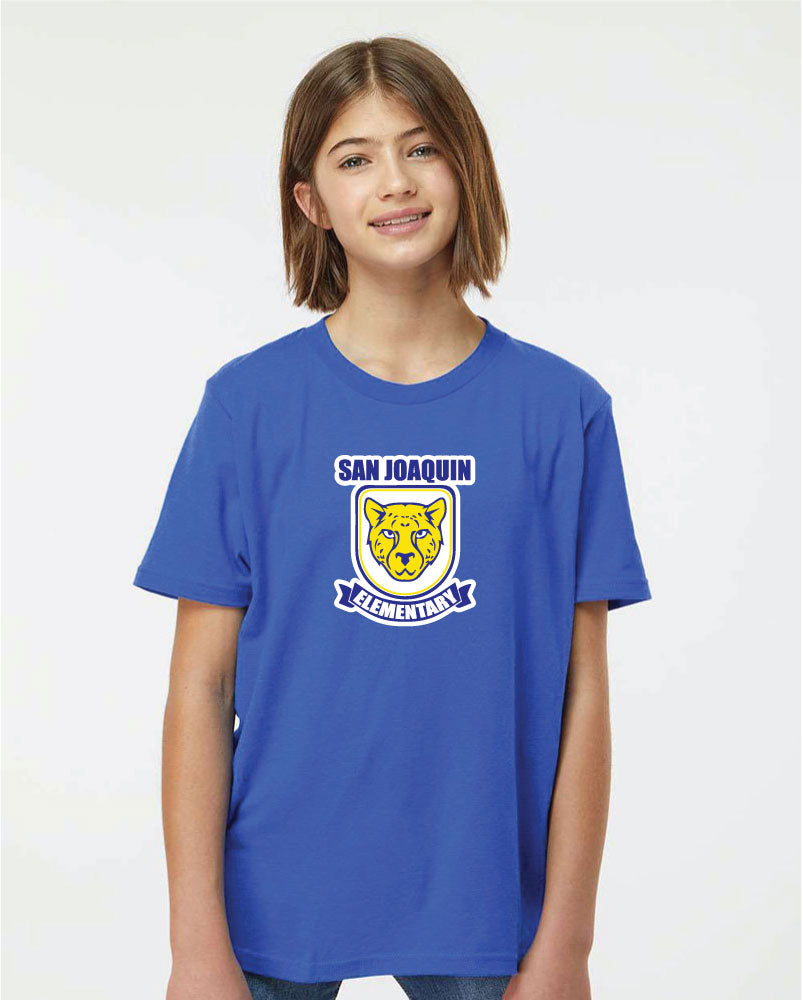 YOUTH-SJE Logo T-shirt Blue