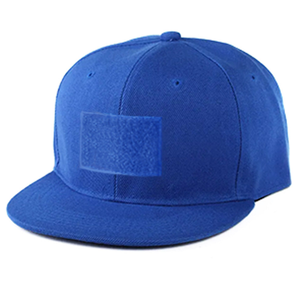 YOUTH Hat with Velcro Loop Zone in Blue