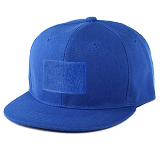YOUTH Hat with Velcro Loop Zone in Blue