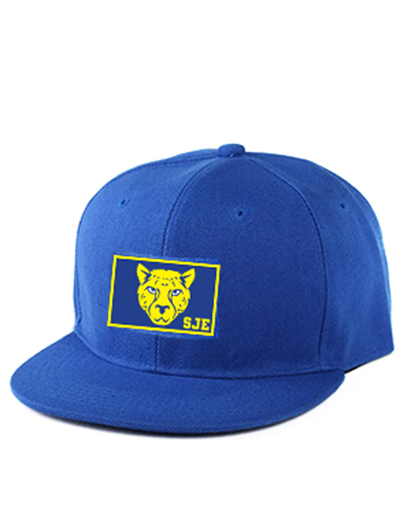 YOUTH Hat with Velcro Loop Zone in Blue