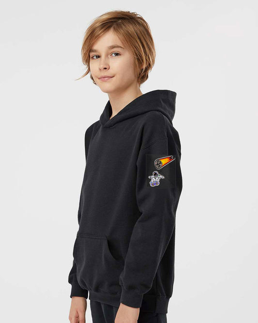 PatchX Pullover Hoodie Black