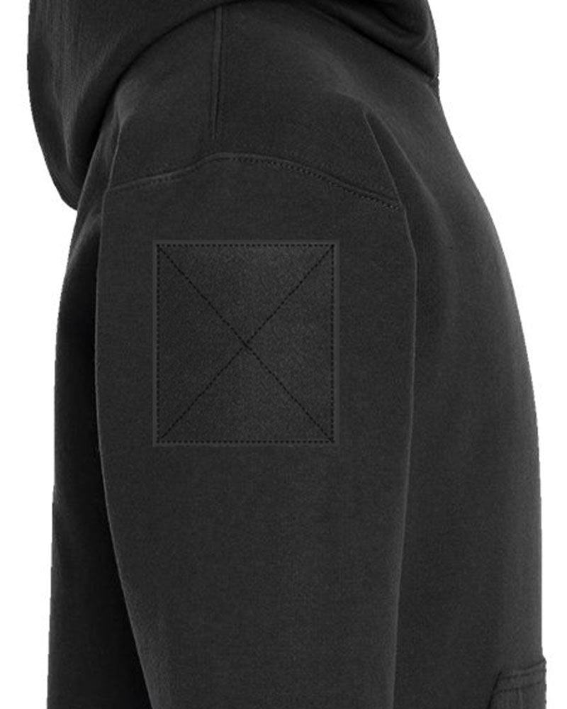 PatchX Pullover Hoodie Black