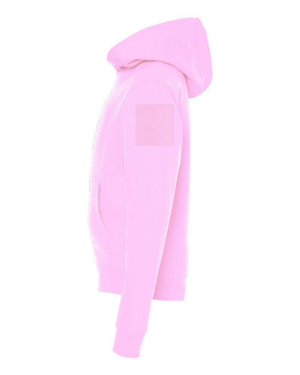 PatchX Pullover Hoodie Light Pink
