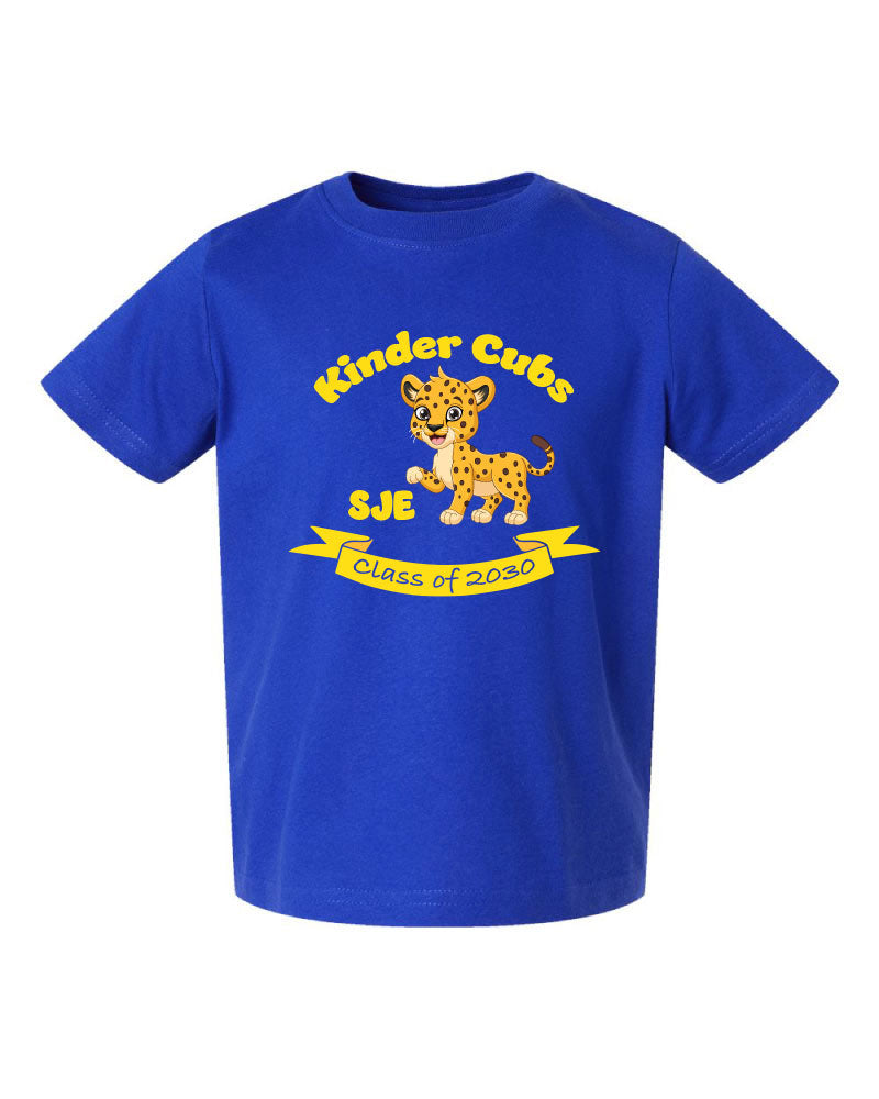 YOUTH-Kinder Cub Class of 2030 T-shirt Blue