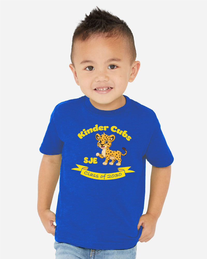 YOUTH-Kinder Cub Class of 2030 T-shirt Blue