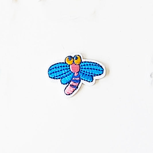 Pink Blue Dragonfly