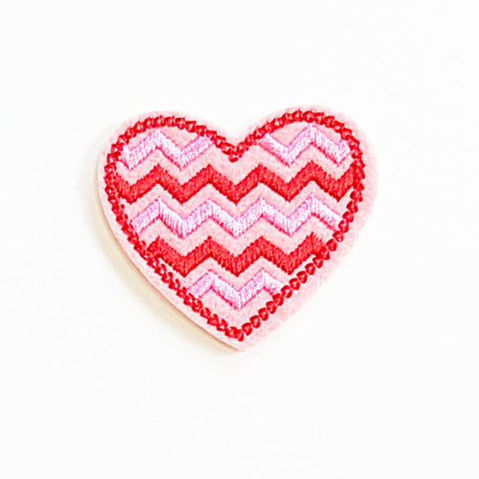 Zig Zag Pink Heart