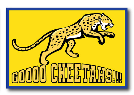 Goooo Cheetahs Patch Yellow